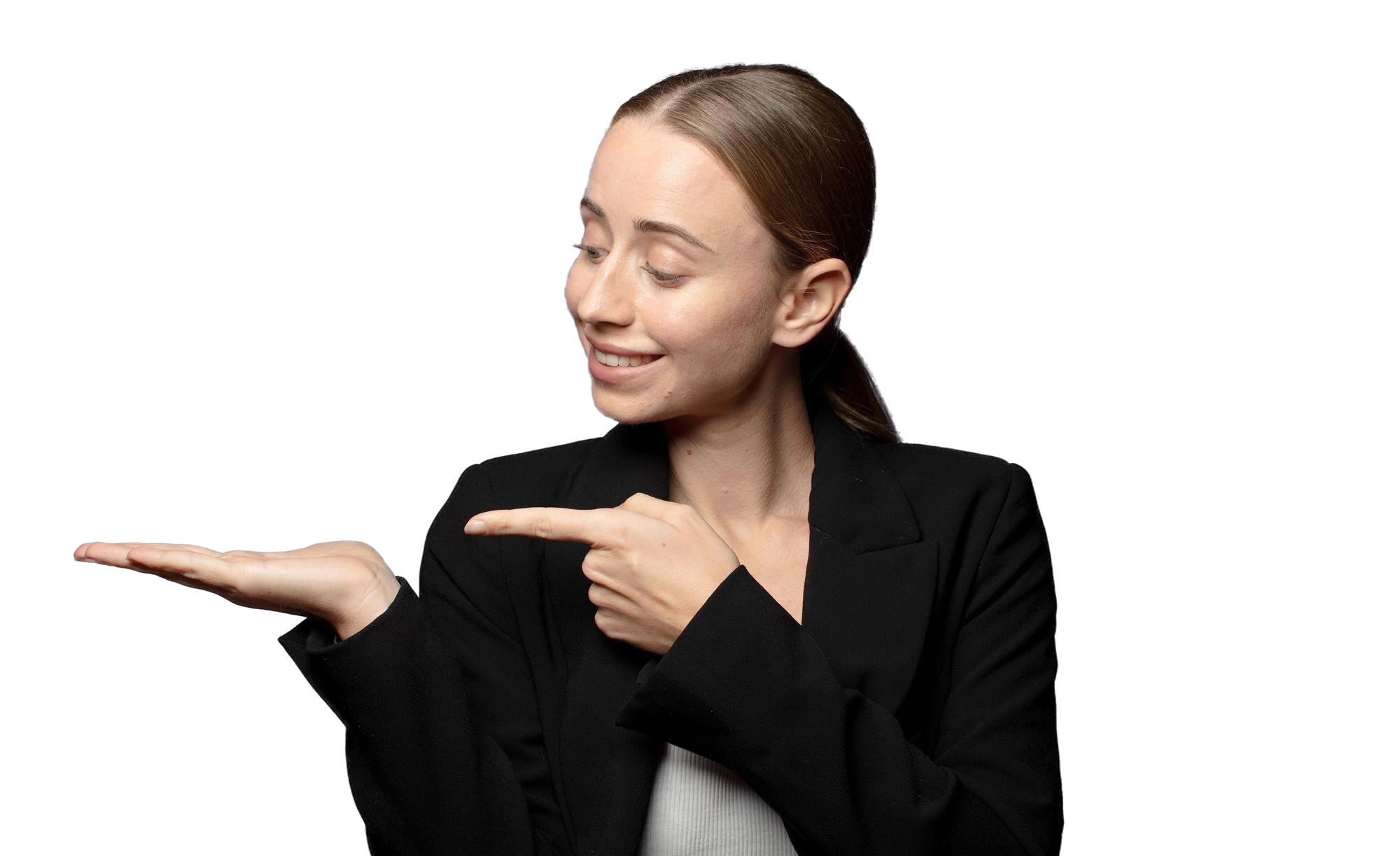 smiling-feeling-happy-carefree-satisfied-pointing-concept-idea-copy-space-side