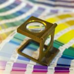 color chart, magnifying glass, printer, printing press, color, pantone, pantonier, cmyk, printer, printer, printer, printing press, printing press, printing press, printing press, printing press, pantone, cmyk