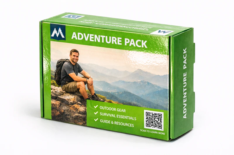 Custom corrugated shipping box with printed design durable packaging solution for logistics and product delivery