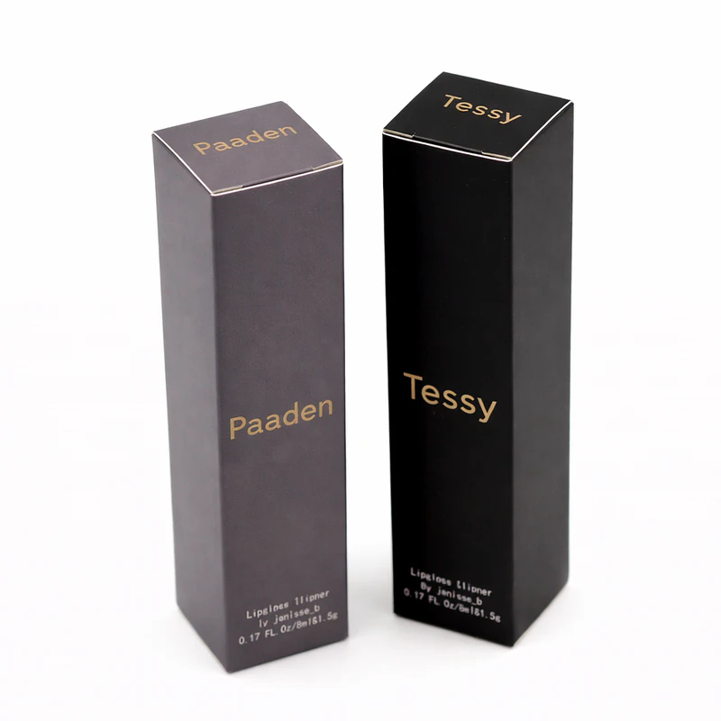 Custom lipstick tube packaging box printed cosmetic carton for retail lipstick packaging