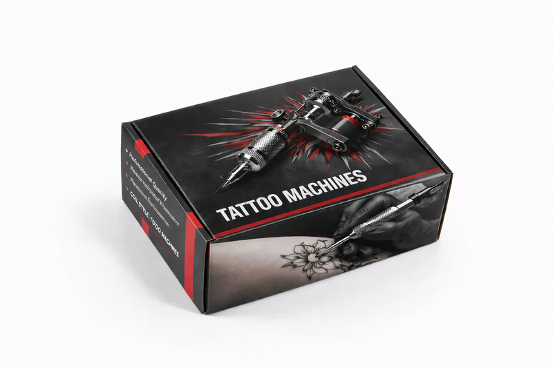 Custom corrugated mailer box for tattoo machine packaging secure shipping and retail packaging solution