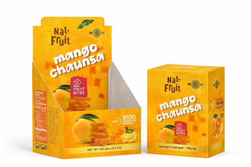 Custom cardboard boxes for snack display packaging with counter display design for retail marketing