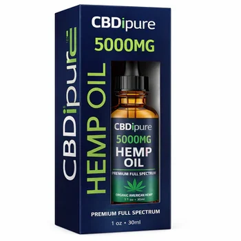 CBD oil packaging box with window cut design for retail display and product visibility, CBD Window Packaging Box
