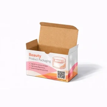 Custom corrugated beauty product packaging box durable printed carton for cosmetic shipping packaging