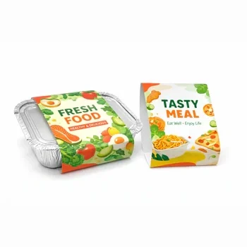 Custom paper packaging sleeve for food containers takeaway meal sleeve packaging solution
