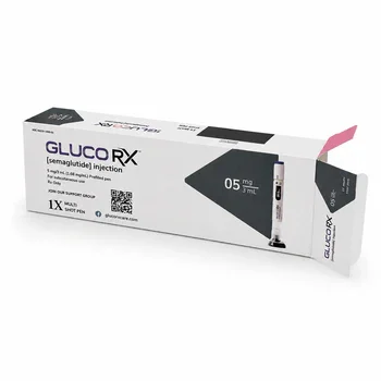 Custom semaglutide injection medicine box packaging with pharmaceutical tuck end carton design