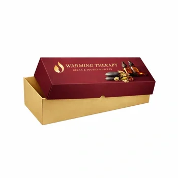 Custom rectangular rigid setup box with lid for luxury product packaging premium gift box solution