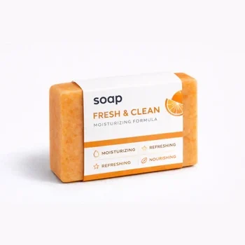 Custom soap paper wrap packaging with label eco friendly wrap for handmade soap bars