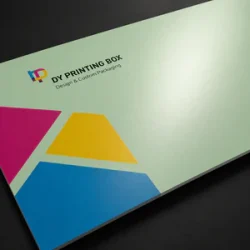 Matte finish printing on packaging box with smooth non-glossy surface