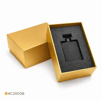 Premium perfume gift box packaging with foam insert luxury fragrance packaging solution